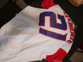 World Baseball Classic Puerto Rico #21 Roberto Clemente Xxl 2xl Jersey New Stitched Thumbnail