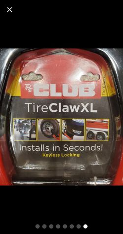 The Club TireClaw Xl Brand New In Security Sealed Packaging (Pics #4&#5) Thumbnail
