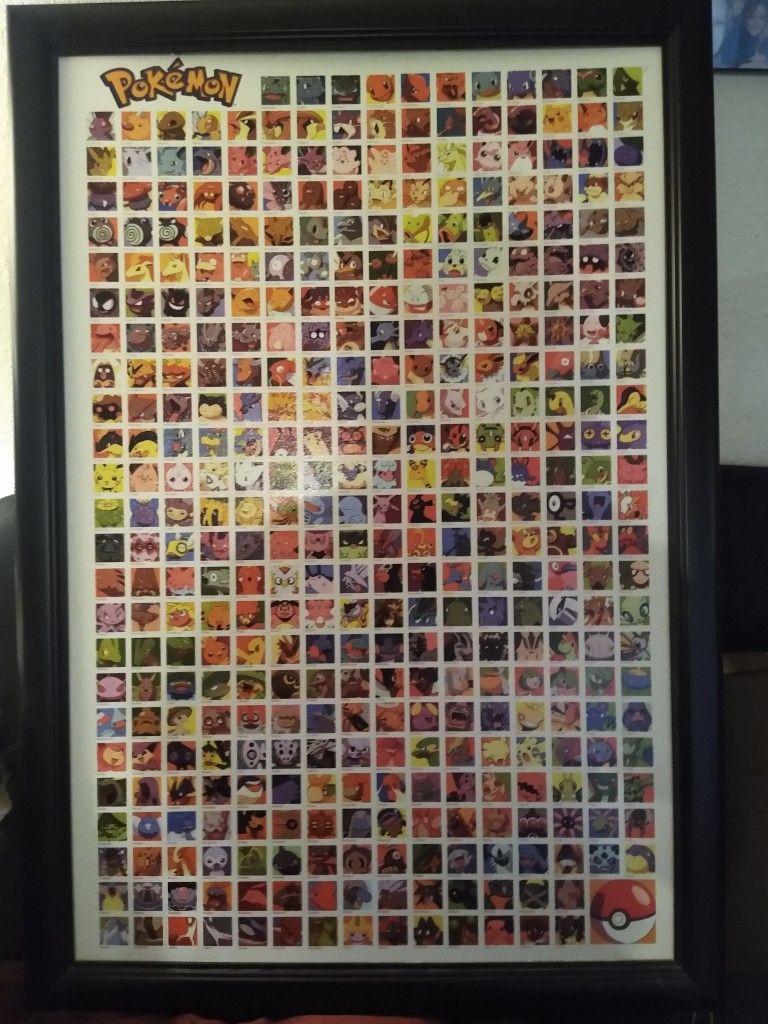 Pokemon Framed Picture