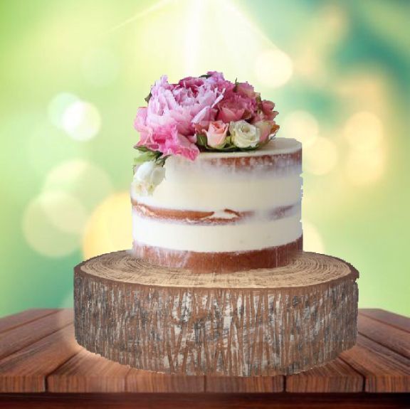 Styrofoam tree wood slices stumps wedding decorations centerpiece cake cupcake stand tower display place card candles mason jar burlap