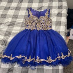 Royal Blue Dress Size S/M Thumbnail