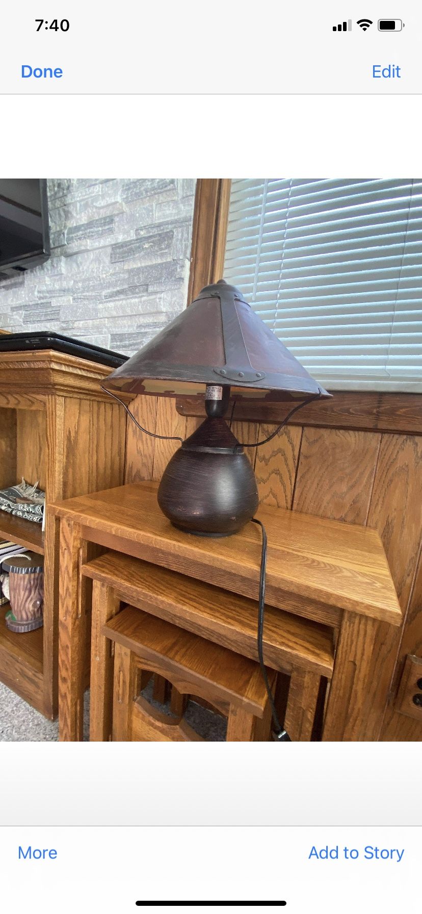 Antique Table Lamp