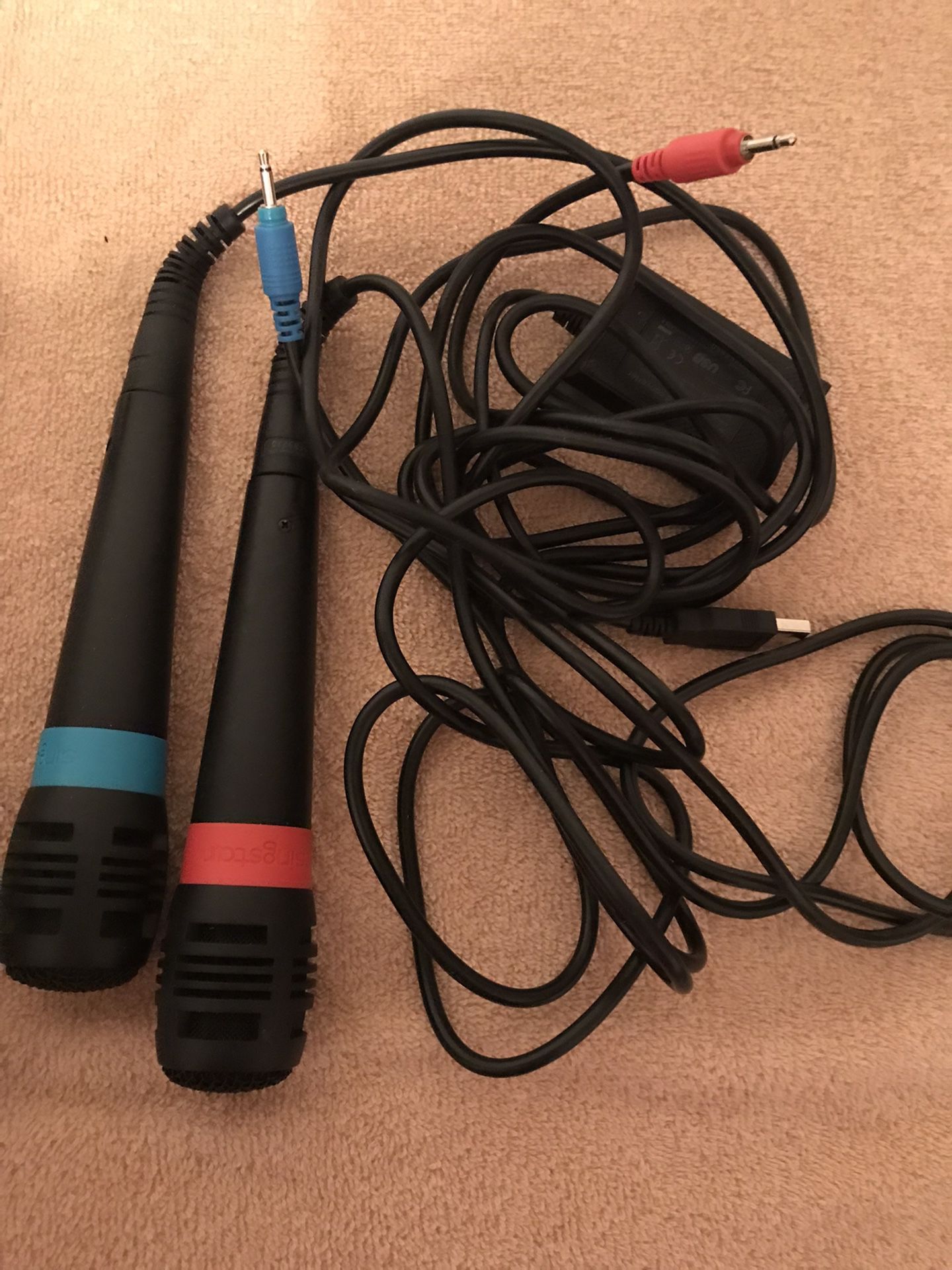 PS2   Sing star  Microphones / 2