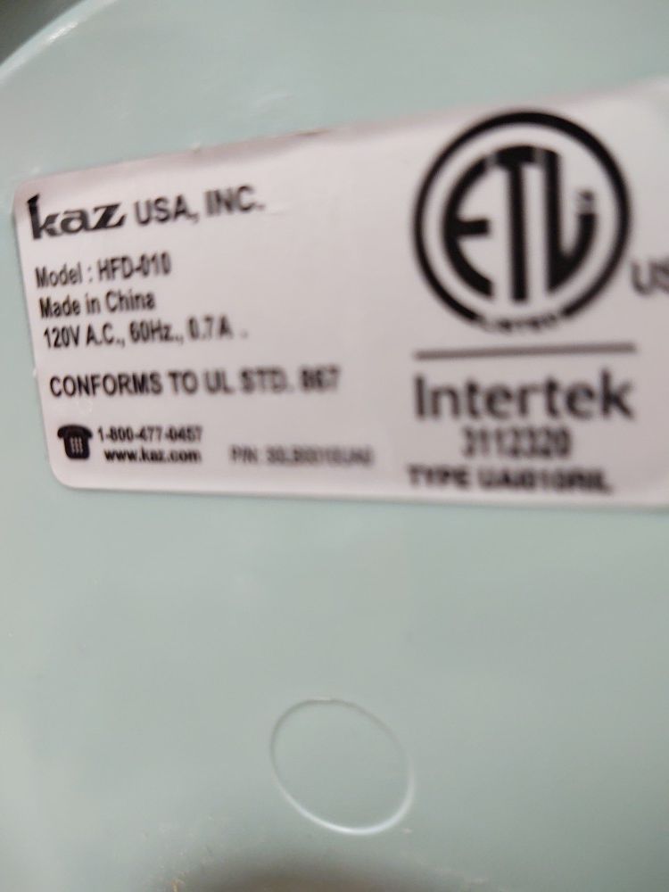Honeywell model HFD-010 air purifier