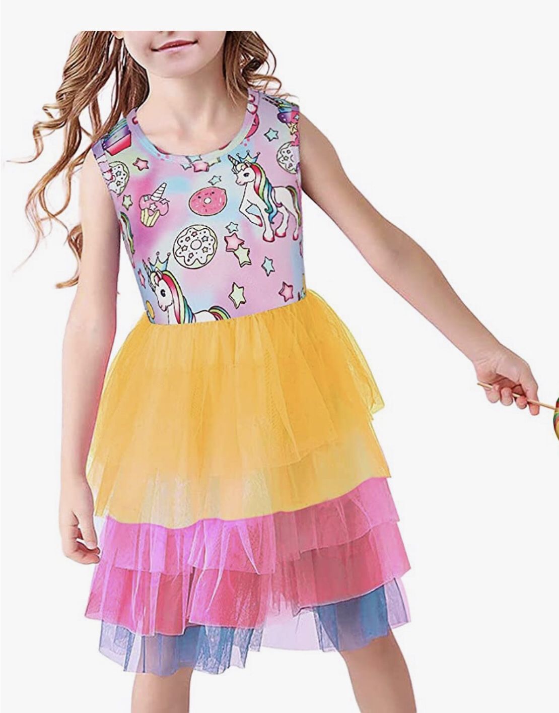 Unicorn Tutu Dress 5-6 Yrs (Brand New)