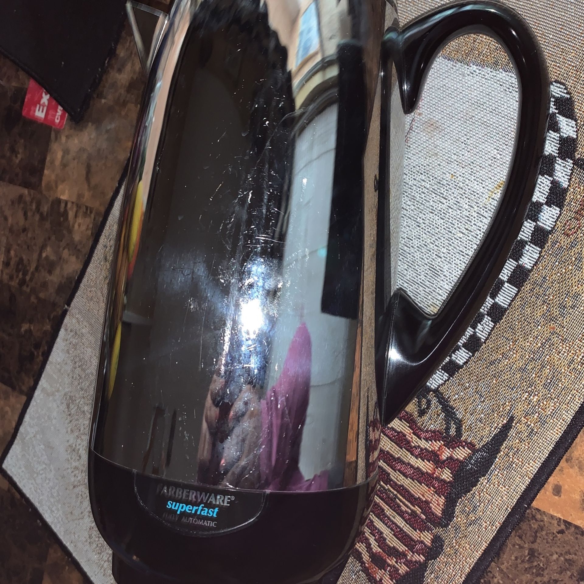 $25 Only Vintage Farberware Super fast Fully Automatic Stainless Steel Coffee Pot . Electrical Works like new. Sells from $100-$200