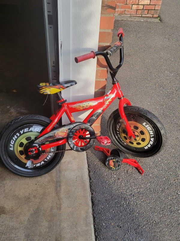 Boys Bicycle In Good Shape With Balance Tires