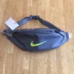 Brand new Nike fanny pack hip waist belt bag Crossbody gray Volt Thumbnail