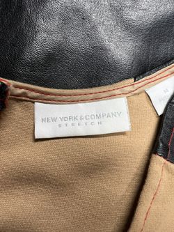 Modern Leather Trim Maxi Shirt Thumbnail