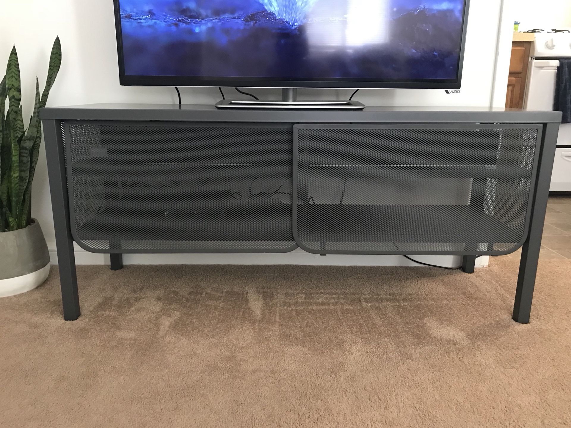 IKEA NITTORP Grey TV Stand for Sale in San Francisco, CA OfferUp
