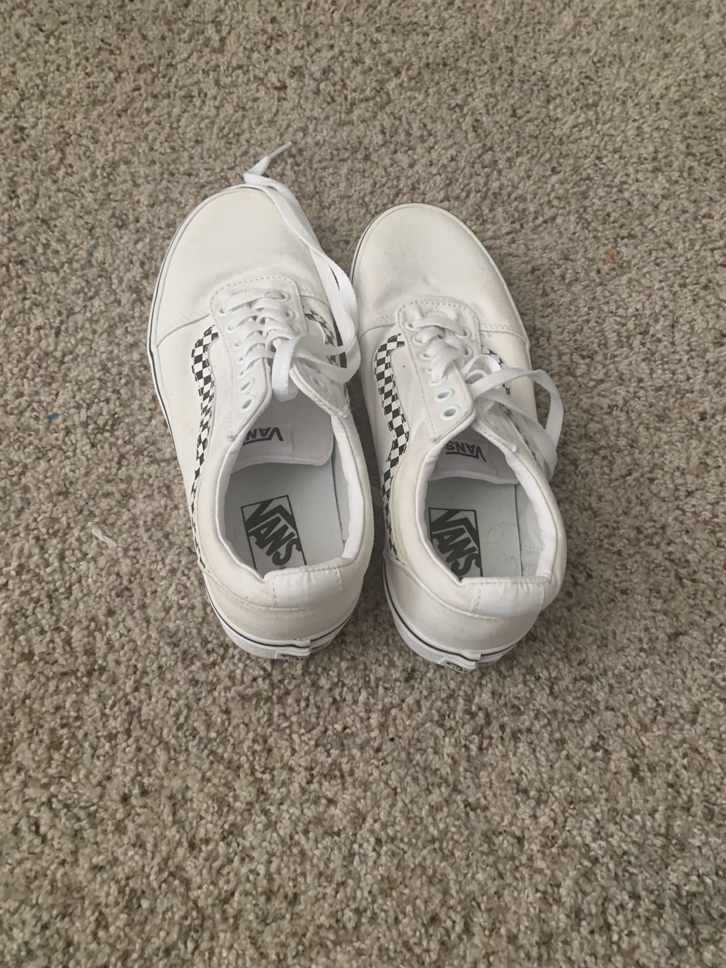 White Vans Size 8.5(M)