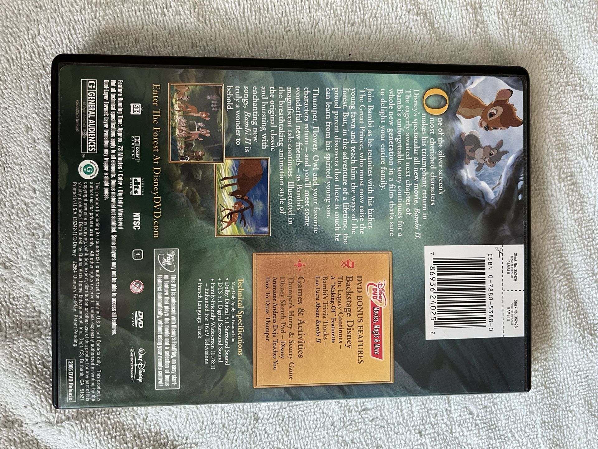 Bambi II DVD