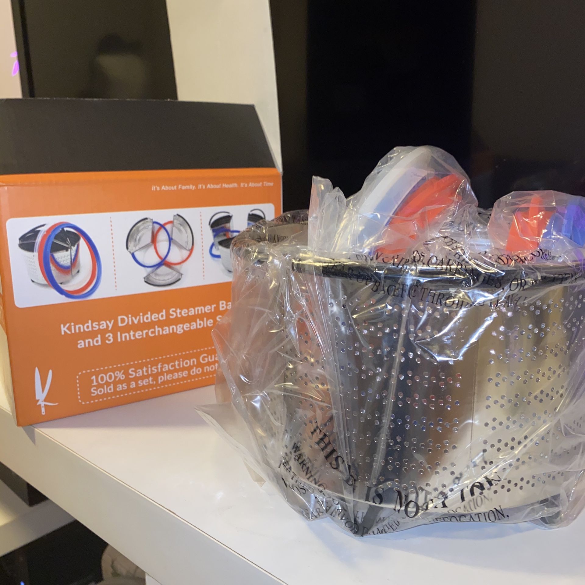 Kindsay Divided steamer basket