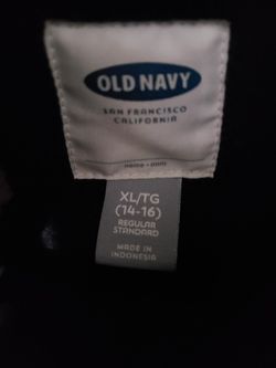Old Navy Youth Coat/ Faux Fur Hoodie Thumbnail