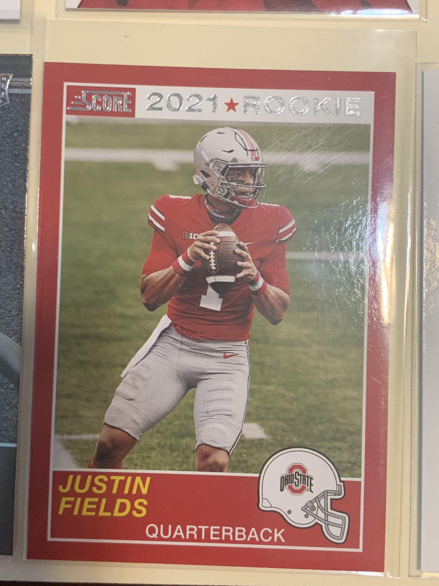 2021 Panini Justin Fields Lot of 9 Cards Ohio State/Chicago