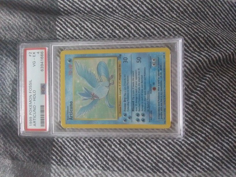 1999 Pokemon Articuno Graded