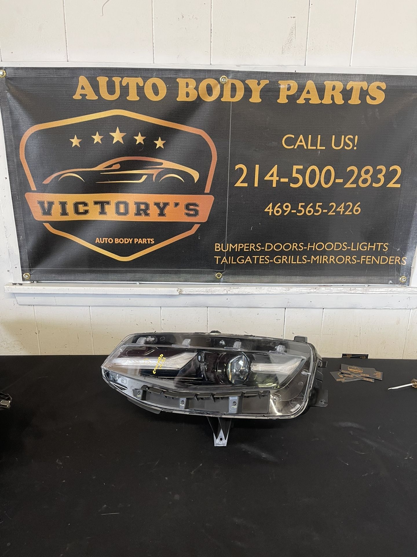 chevy camaro 2019-2021 lh headlight