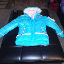 Girls Size 7 To 8 Snow Jacket Rain Jacket Made By Free Country In Brand New Condition Thumbnail