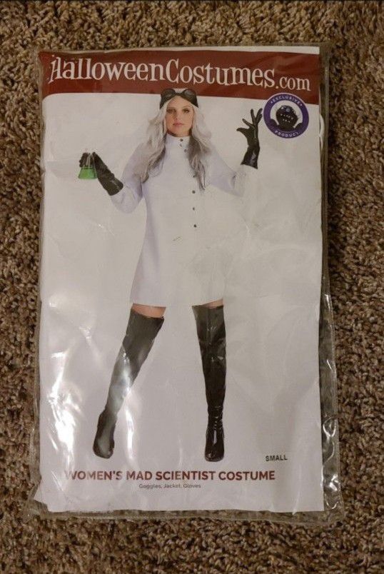 Women's Mad Scientist Lab Coat Costume
