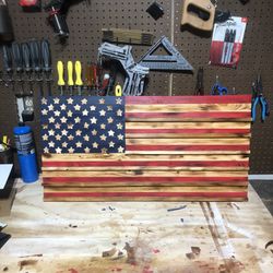 American Flag Challenge Coin Holders Thumbnail