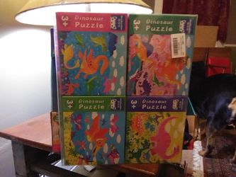 Puzzles Ages 3 And Up 4 New Still In Box Thumbnail