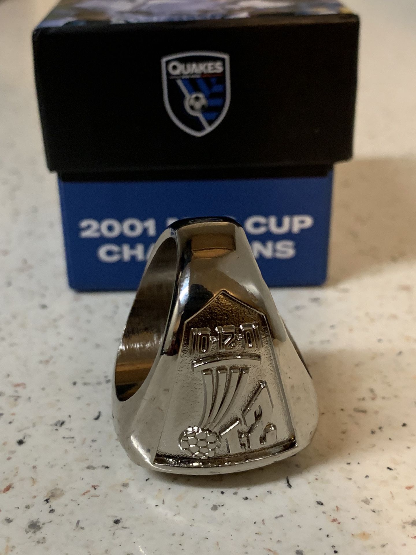 San Jose Earthquakes 2001 MLS CHAMPIONSHIP 20th Anniversary Ring!