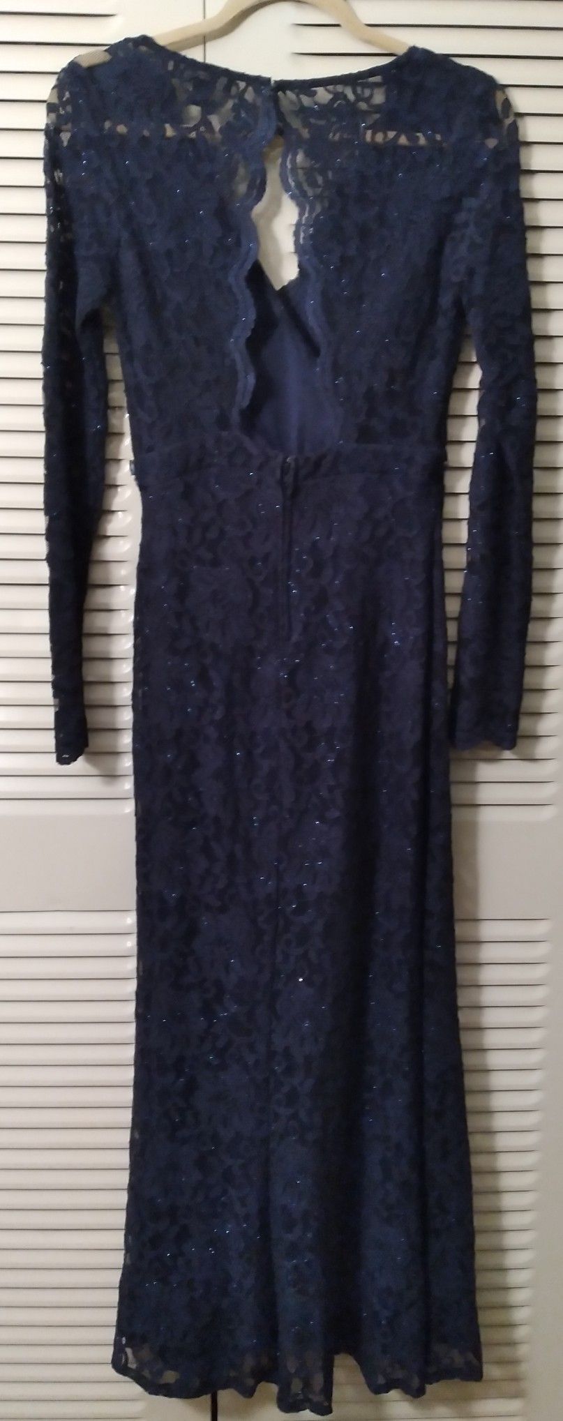Wedding Party Navy Blue Size 6 Dress