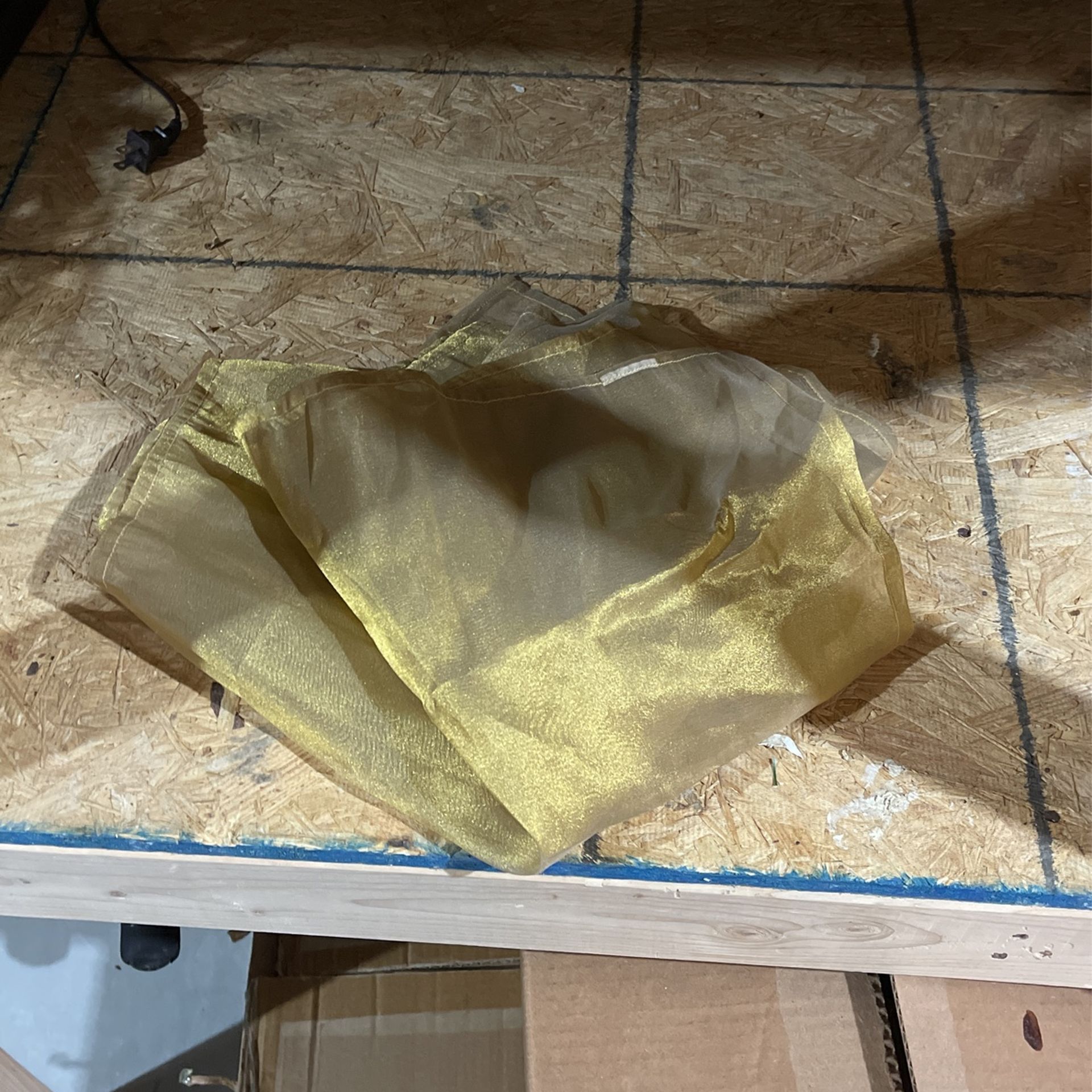 Three Gold Napkins