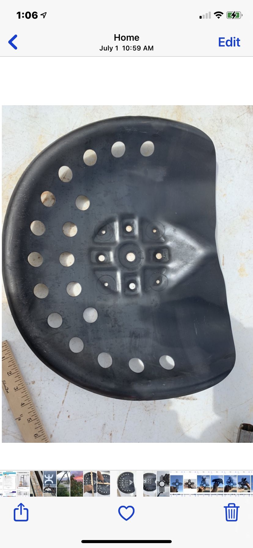 New Heavy Steel Tractor Seats $50 Each