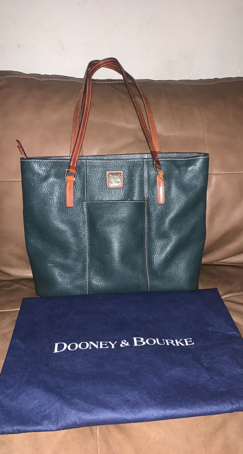 Authentic Dooney & Bourke Bag/purse With Dust Ruffle