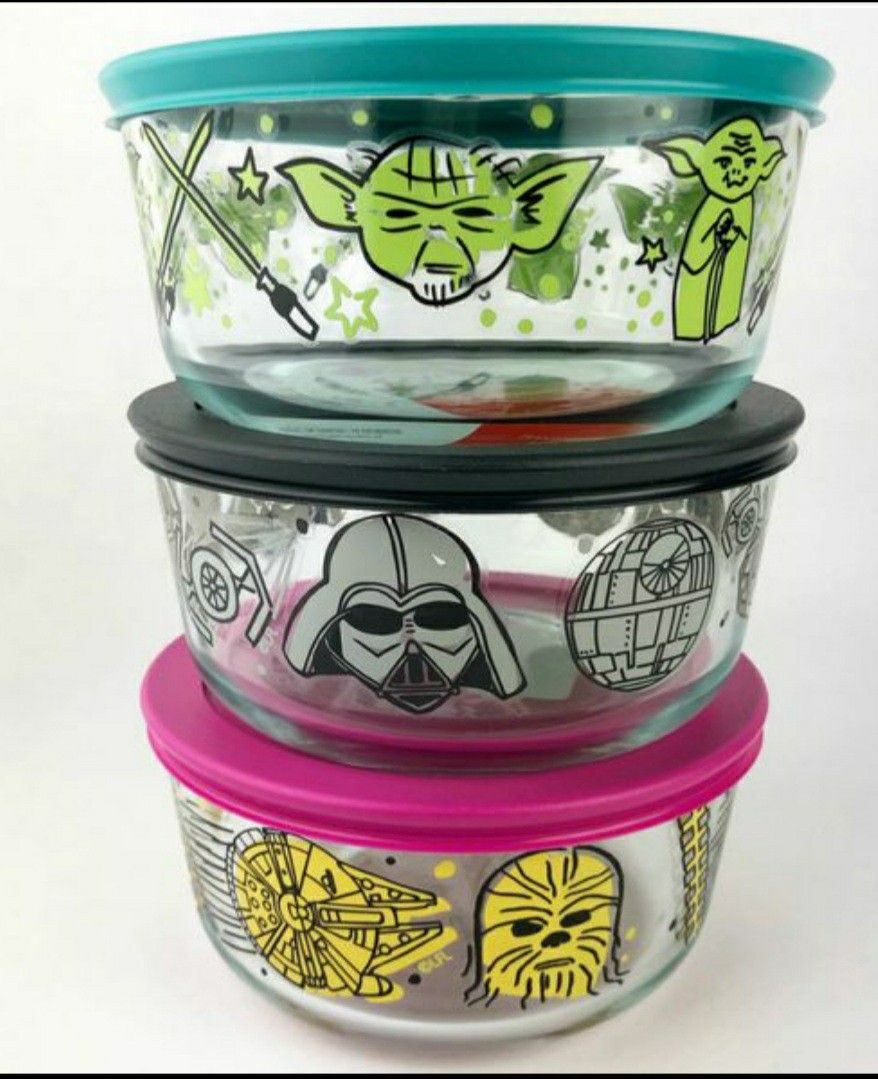 8 piece Star Wars Pyrex set