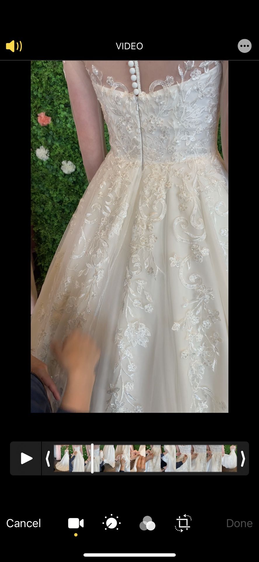 Wedding Dress, Ivory- Small