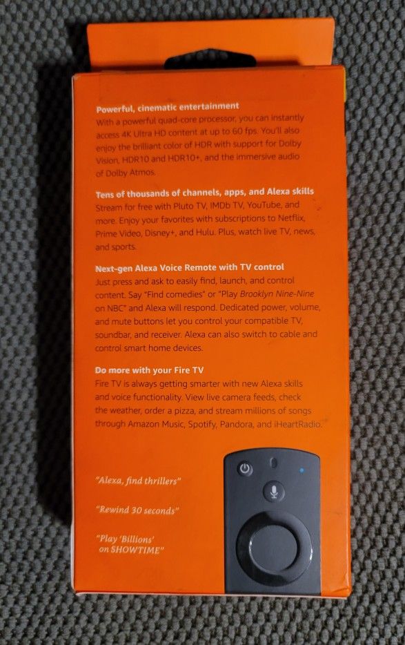 Fire tv stick 4k