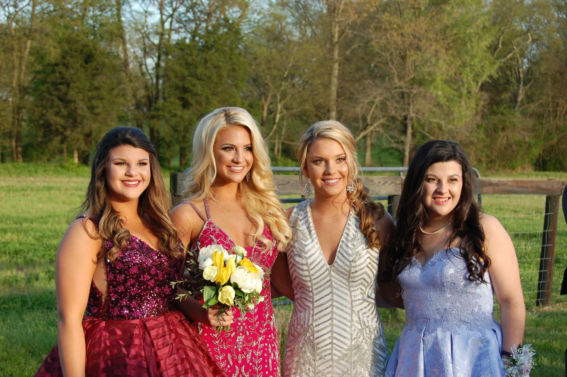 Sherri Hill dress. Size 4 altered to a 2! Perfect Condition & paid $800 for this dress.
