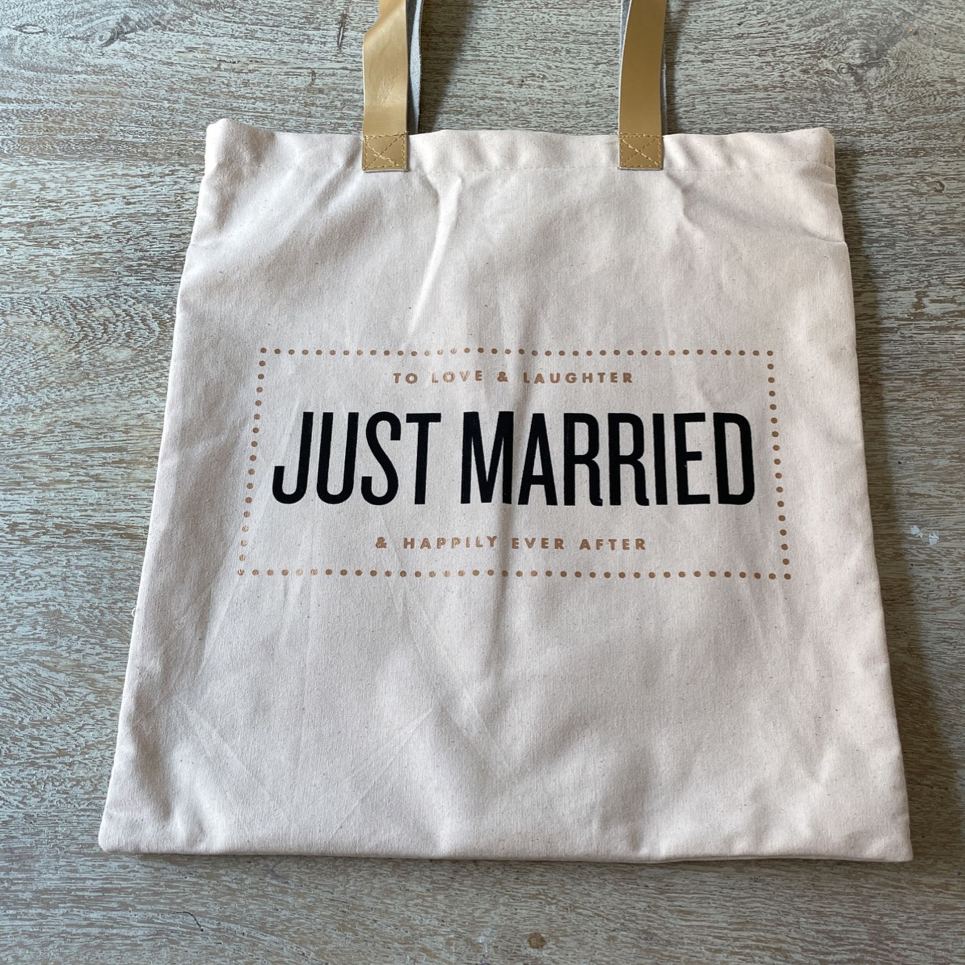 Just Married Tote