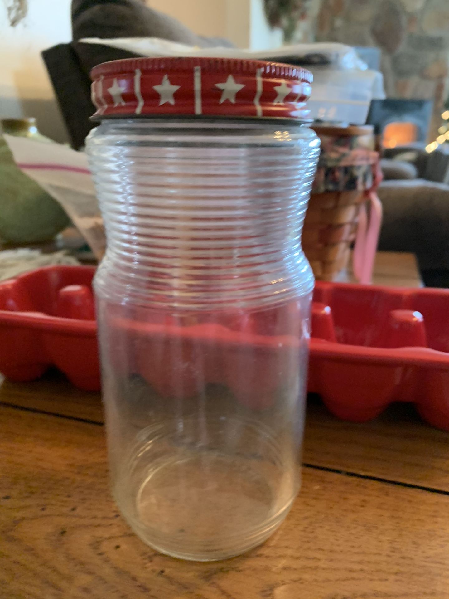 Vintage Coffee Glass Container