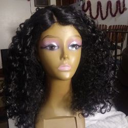 Human Hair Blend Lace Front Wig  Thumbnail