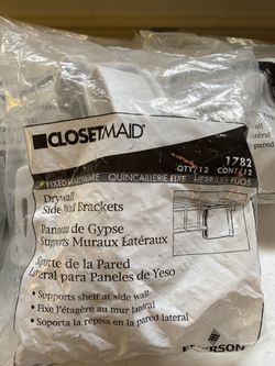 ClosetMaid Dry Wall Side Bracket (5 Bags) Thumbnail