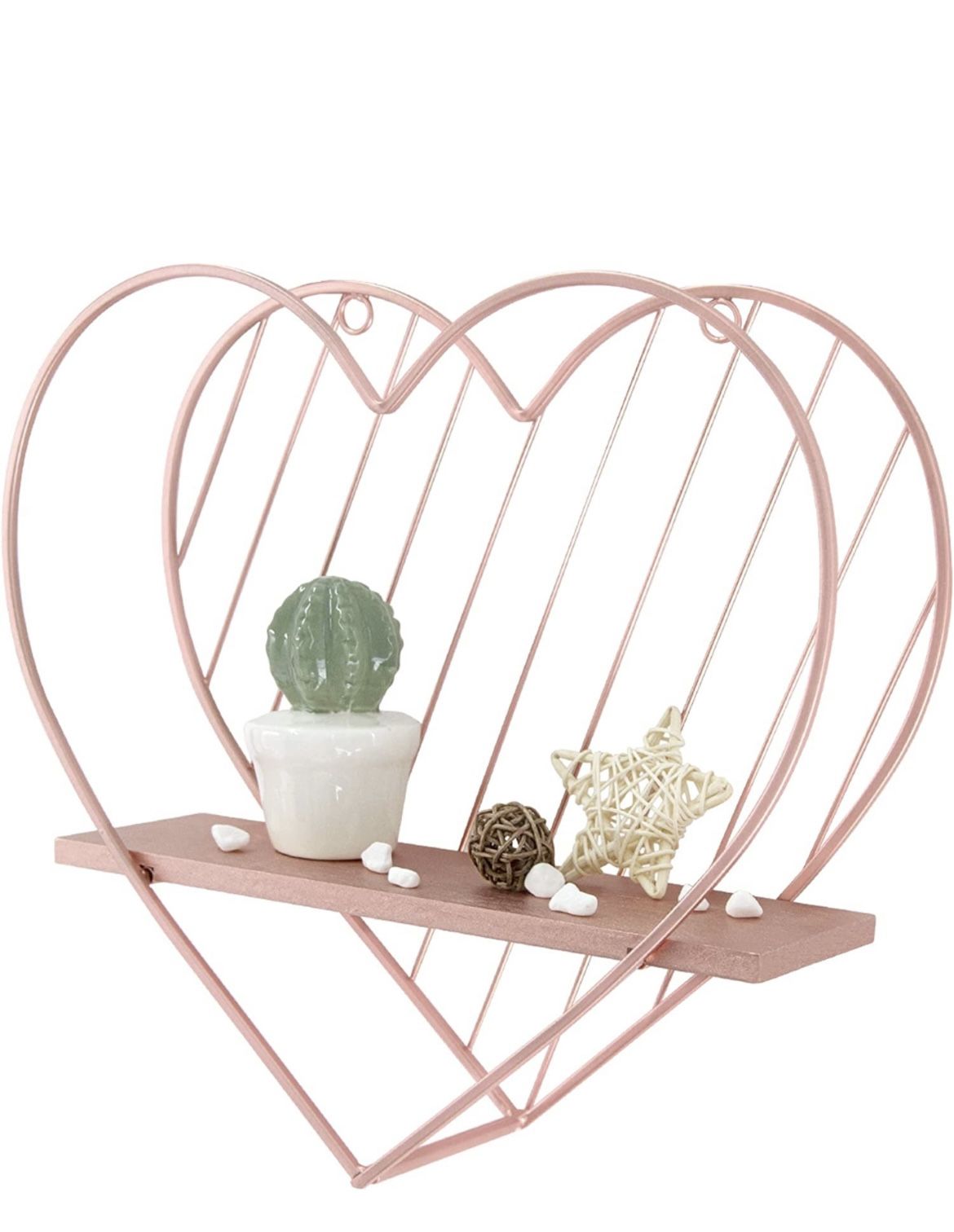 Wall Floating Heart Shelf