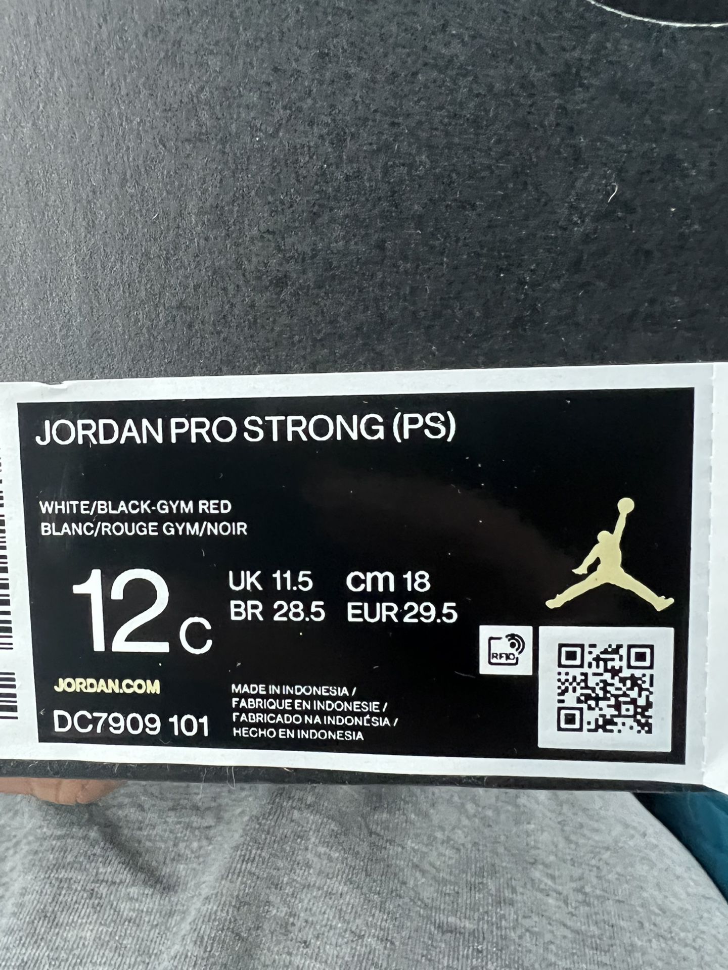 Jordan PRO STRONGsize 12C Kids