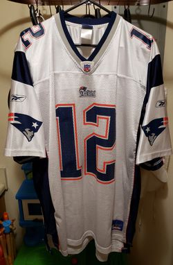 Vintage NFL New England Patriots Tom Brady#12 Reebok Jersey Size X-Large XL Thumbnail