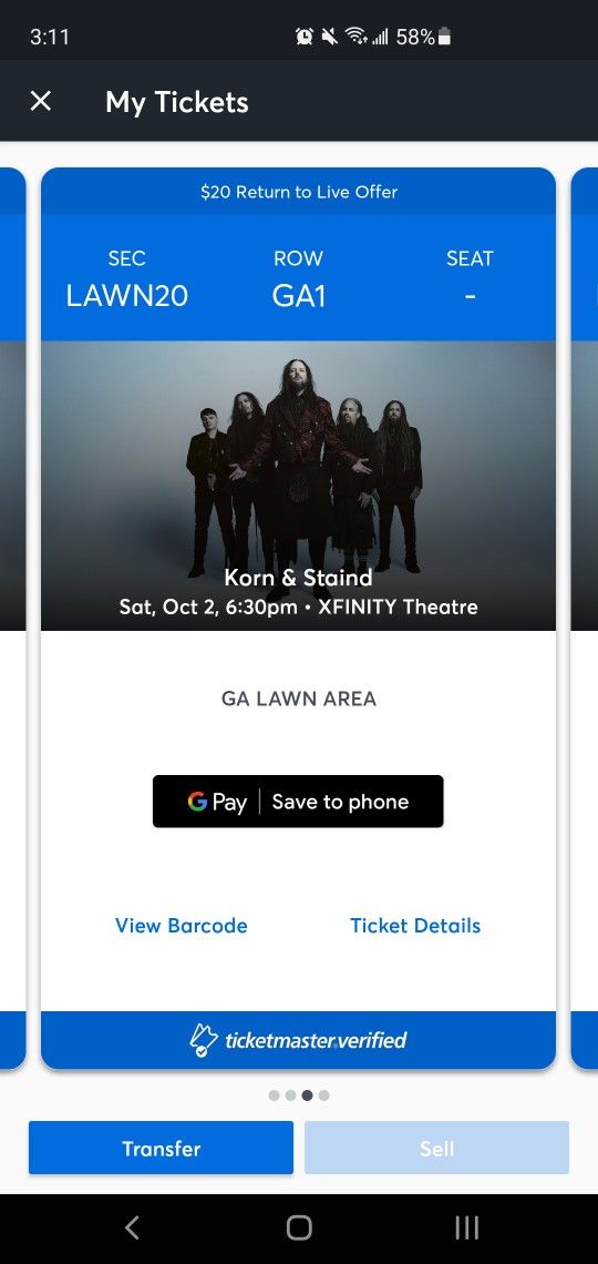 Korn & Staind Tickets