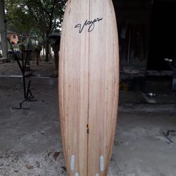 Vicgar Balsa Surfboard 6,6 Quad Thumbnail