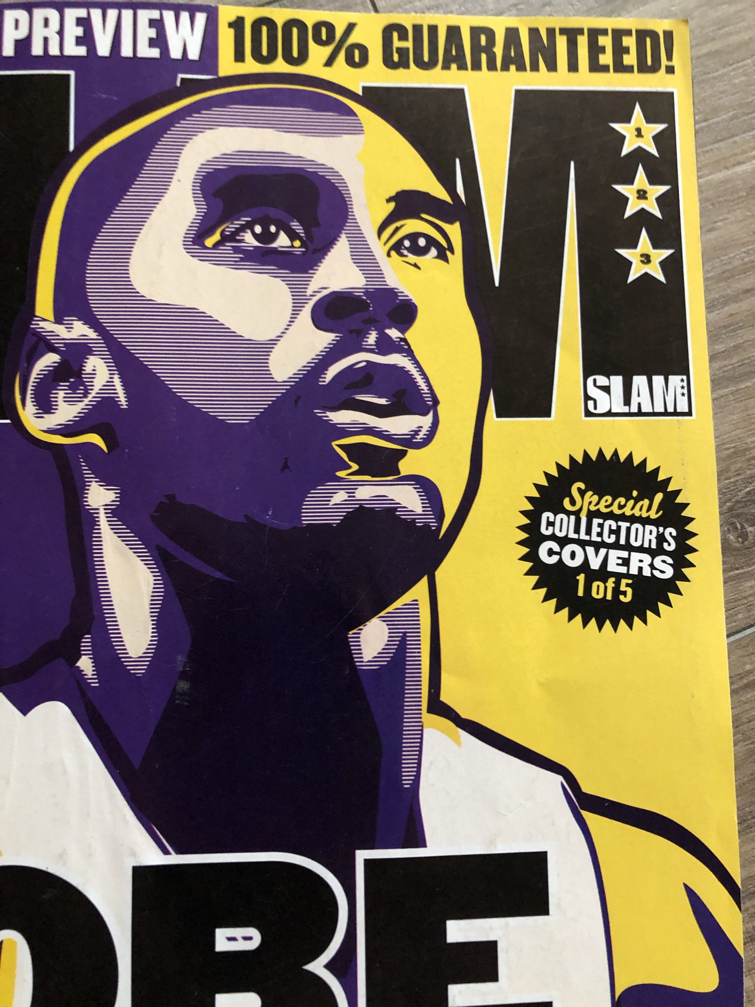RARE Kobe Bryant USA Canvas with Slam Magazine