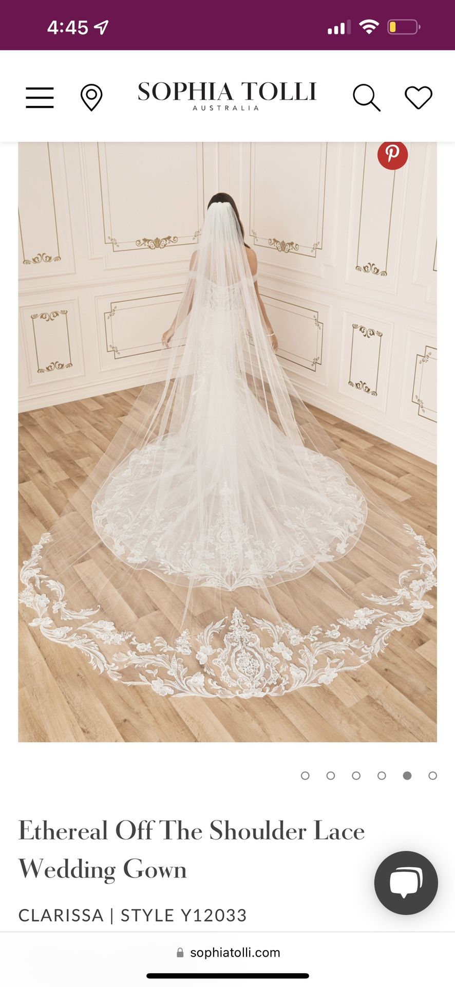 Size 6 Sophia Tolli Wedding Dress