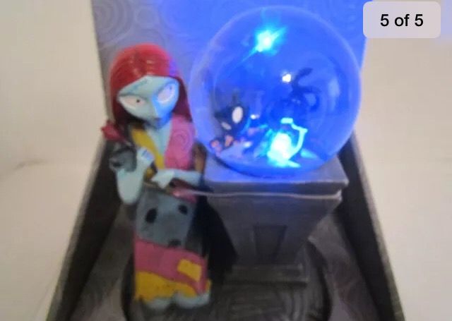 Nightmare before Christmas light up musical snow globe