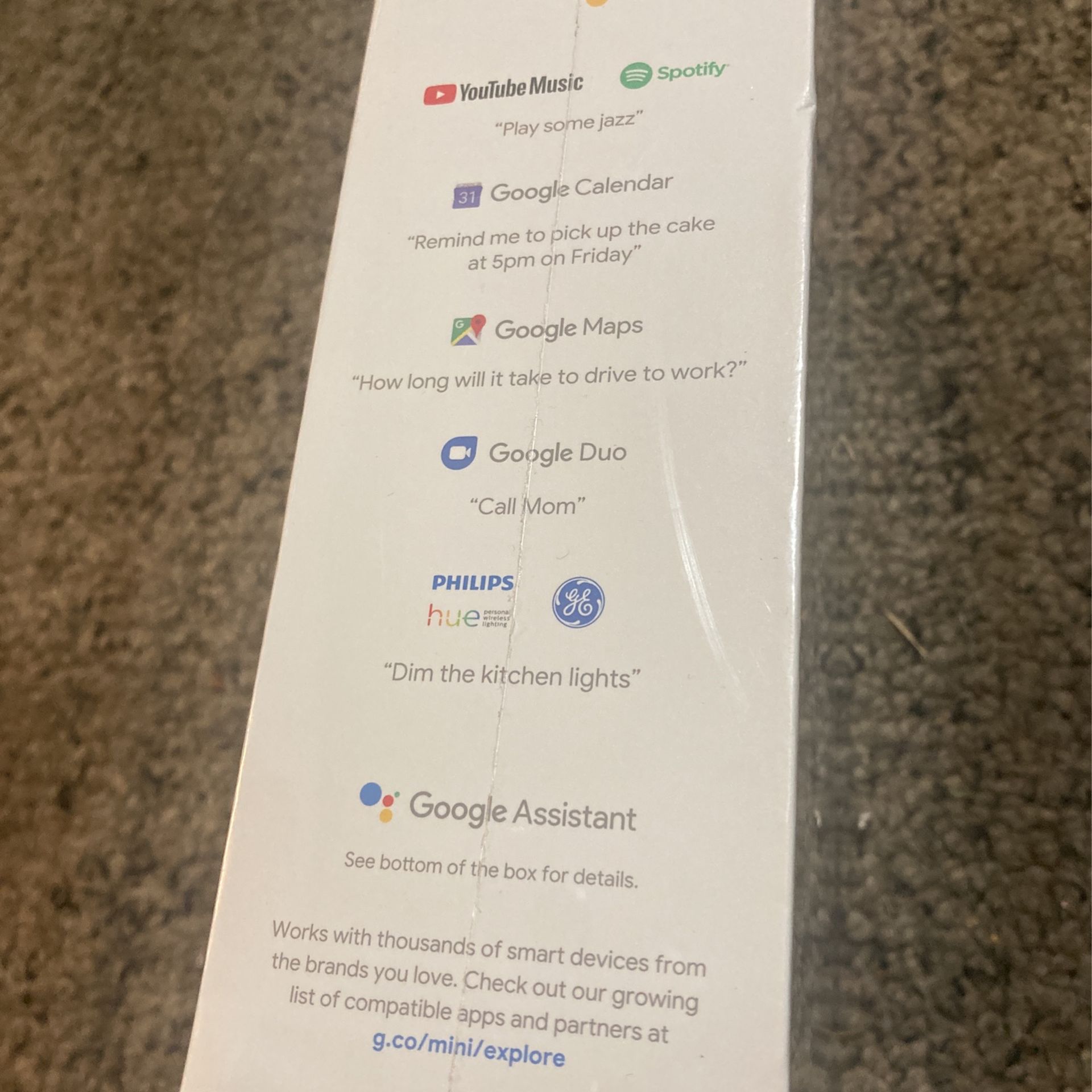 Google Nest Mini 2nd Generation Brand New Unopened
