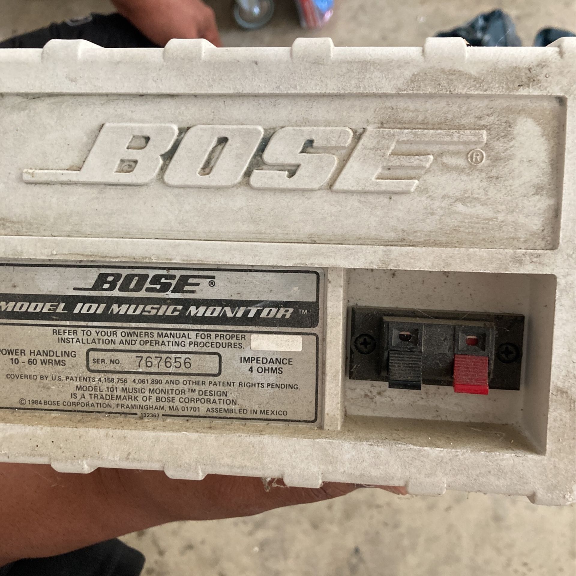 Bose Speakers Model 101 4 Inch Surround Sound Speaker