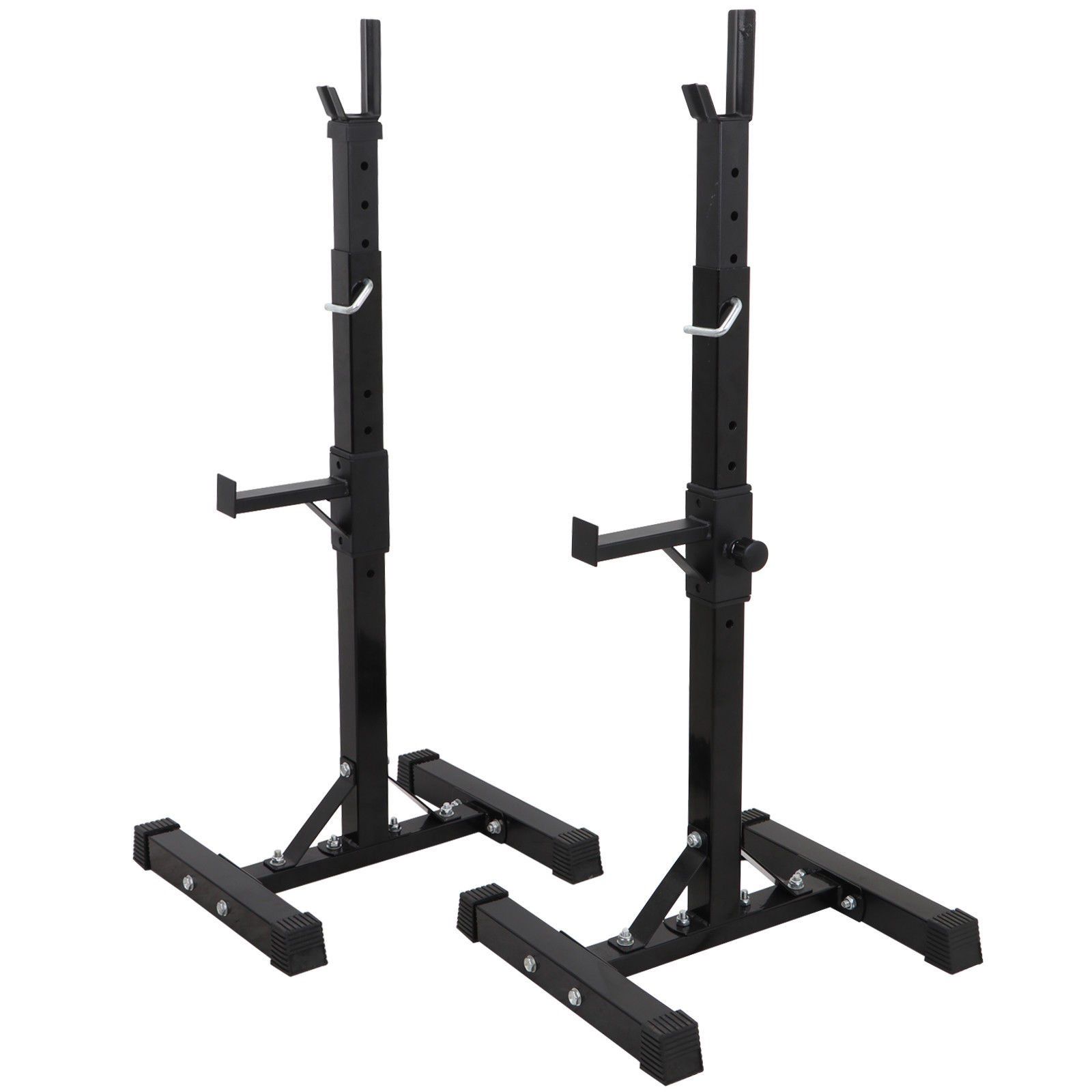 Adjustable Barbell Rack Stand Squat Bench Press Home GYM Weight Liftting Fitness Exercise