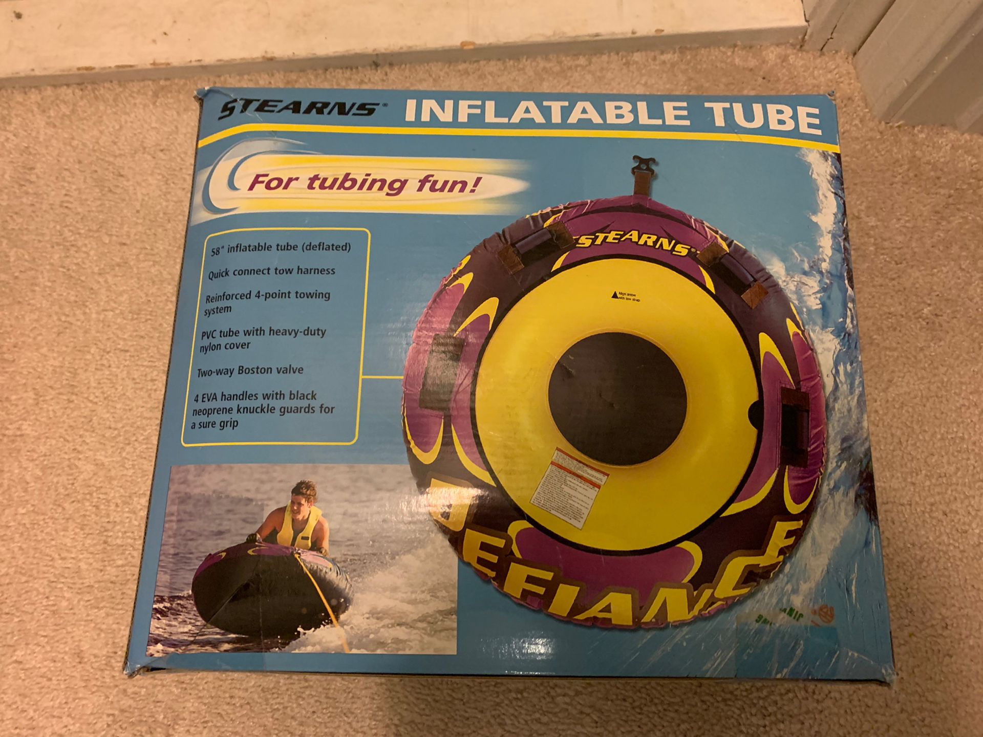Inflatable Tube For Boat, Lake, River Fun!
